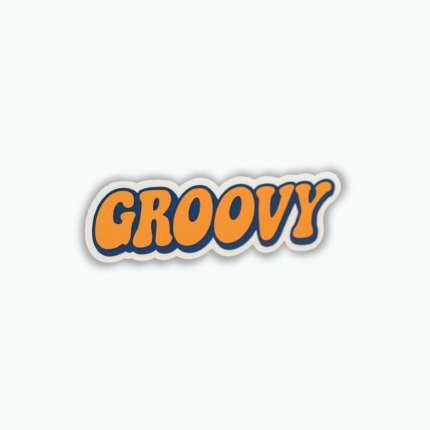 Groovy Sticker